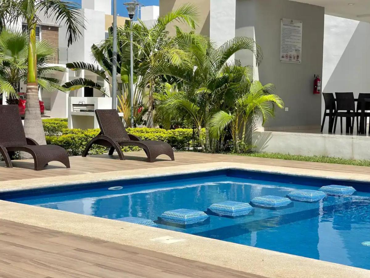 Casa Familiar Cerca De La Playa Con Terraza Privada Villa Cancun Dış mekan fotoğraf
