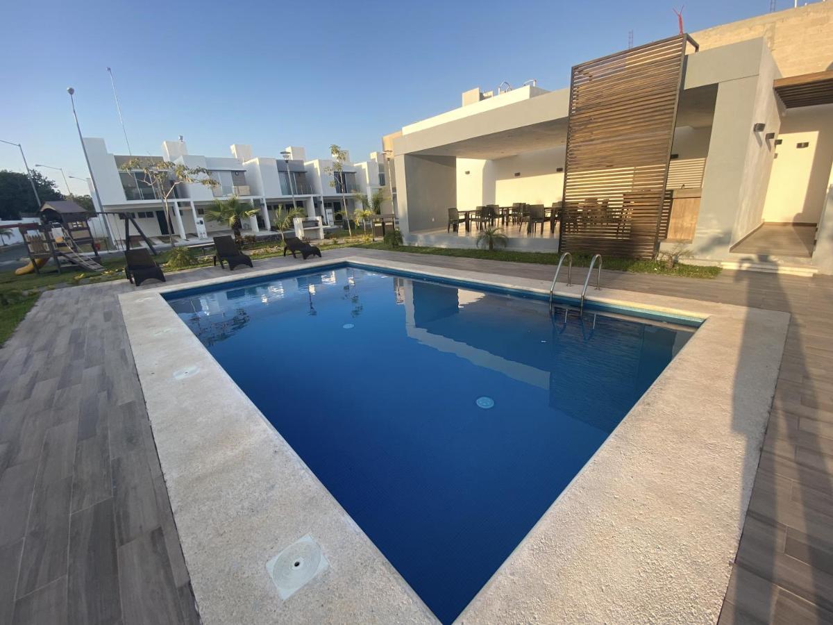 Casa Familiar Cerca De La Playa Con Terraza Privada Villa Cancun Dış mekan fotoğraf